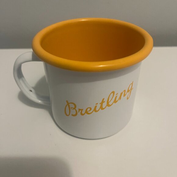 Vintage Breitling Enamel Mug – “Van” Motif – Rare Collectible, Great Condition - Picture 3 of 5
